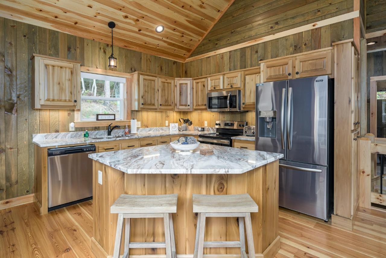 The Llaguna Lodge - New Cabin, Sleeps 10, Fire Pit, Hot Tub, In Blue Ridge , Ga Εξωτερικό φωτογραφία